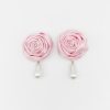 Des Boucles D'Oreilles Petit Moments | Boucle D'Oreille Pendante Avec Perles Et Rosette Ballet