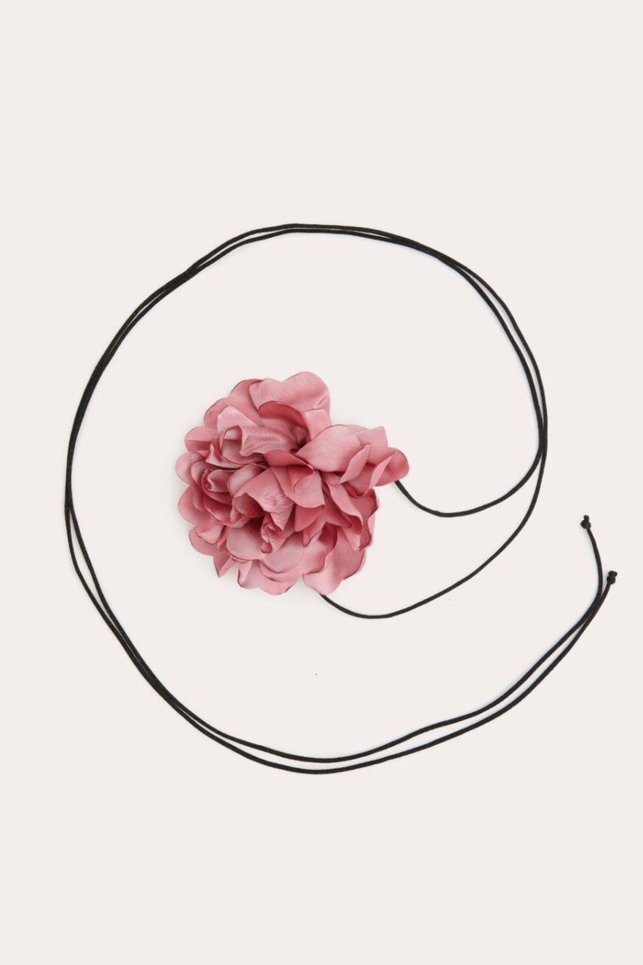 Colliers Petit Moments | Collier De Fleurs Rosa Gris