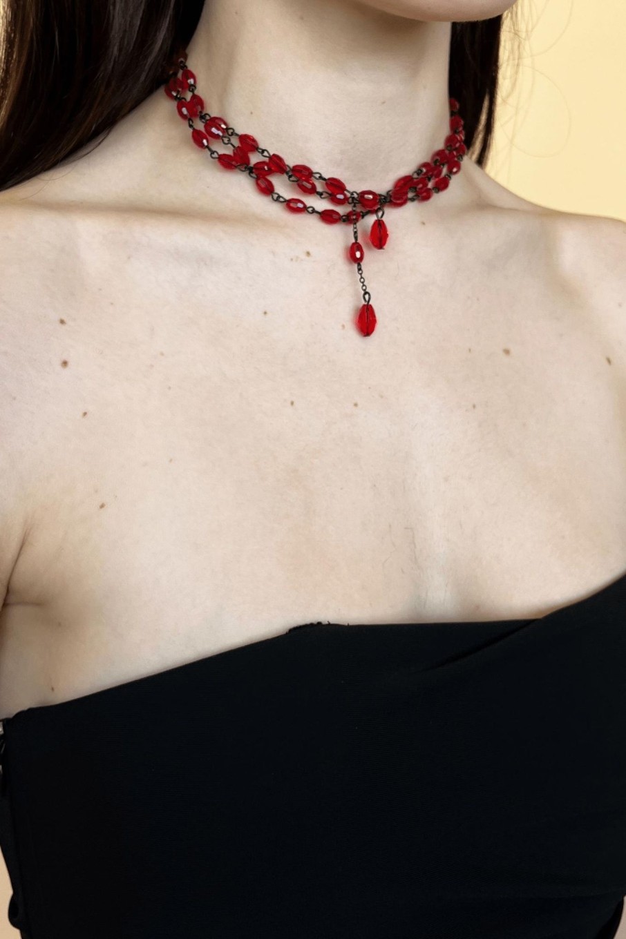 Colliers Petit Moments | Collier Ambroise Rouge