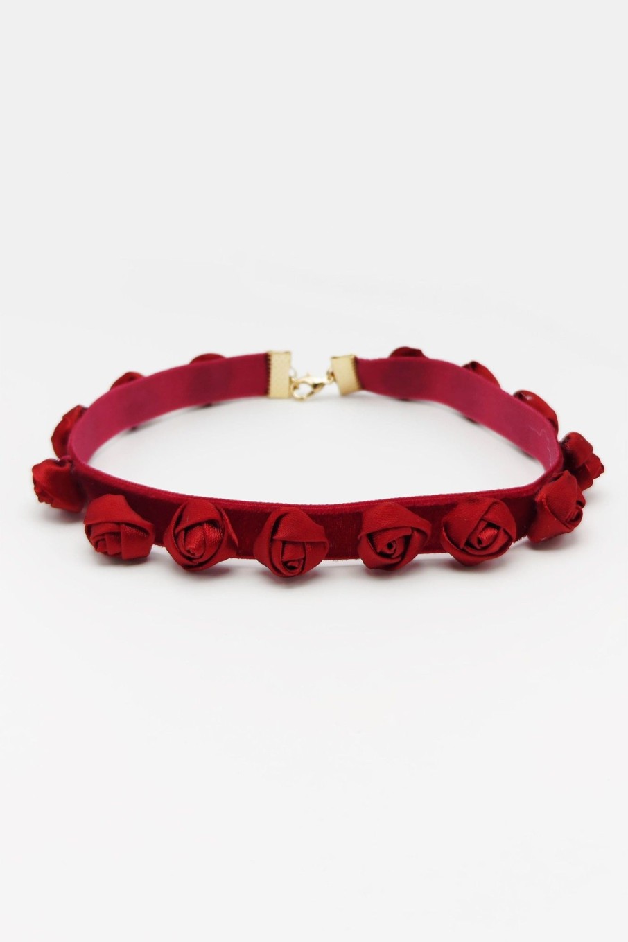 Colliers Petit Moments | Collier Ras Du Cou Mini Rosette