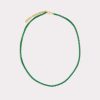 Colliers Petit Moments | Collier De Chaine De Boite Peinte Vert