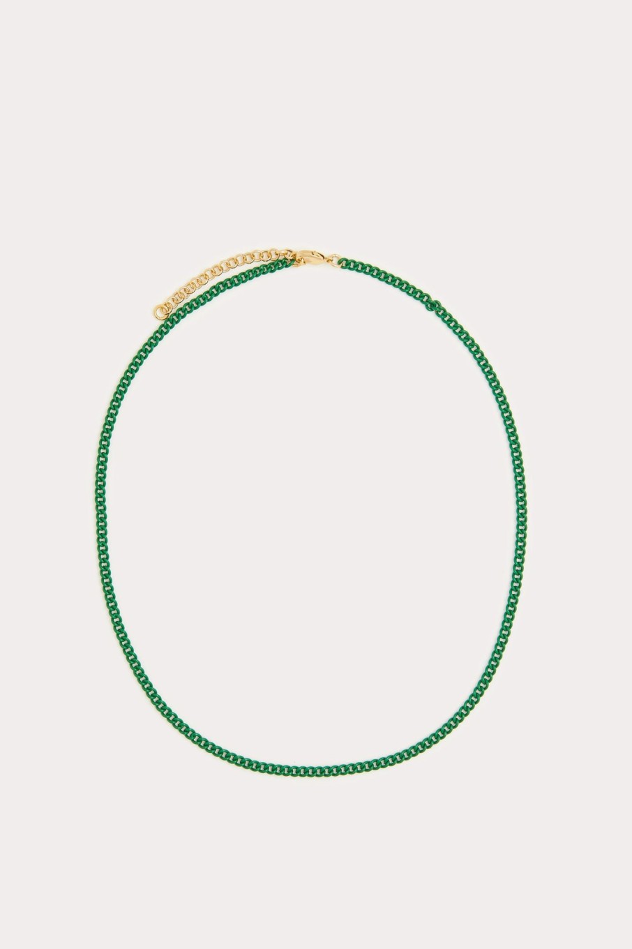 Colliers Petit Moments | Collier A Maillons Peints Vert